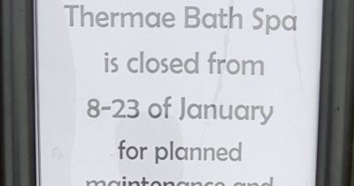 Thermae Spa Bath closed