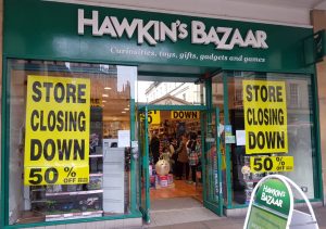Hawkins Bazaar Closing